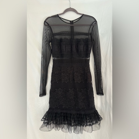 Three Floor Stargate Mesh Dress in Size 6 / Small - Picture 3 of 6